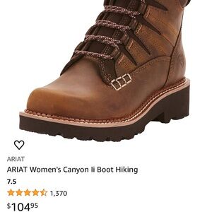 Hiking boots never been wore